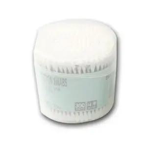 [룽스_62]면봉(약8.5x7.5cm 원형면봉 약300개)-케이스 랜덤