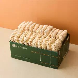 강릉은정한과 찹쌀+통밥과줄 혼합 1kg(500gX2봉) 유과 과즐 수제 찹쌀 명인 명