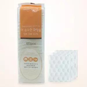 [룽스_62]다용도 목화솜압축 순면화장솜 다용도 100P 5개