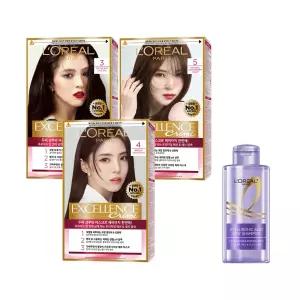 로레알파리 엑셀랑스 크림 염모제 3개 + HA 샴푸 80ml