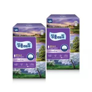 잘풀리는집 명작순수 미용티슈, 240매, 6입, 2개