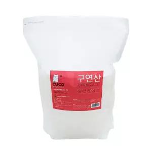 한내음 CUCO 구연산 5kg 베이직 가습기 세척 물때 청소 섬유유연제