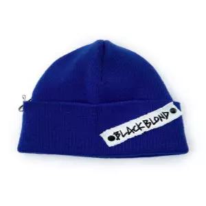 [블랙블론드]BBD Side Patch Long Beanie (Blue)