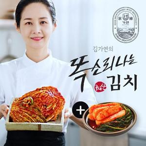 김가연 똑소리나는 포기김치 5kg+총각김치2kg