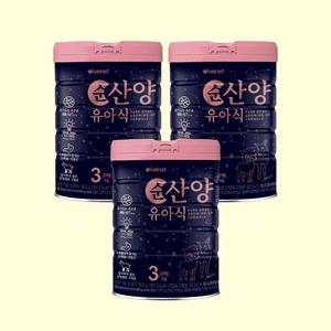 아이배냇 순 산양분유 유아식 800g 3단계 3캔