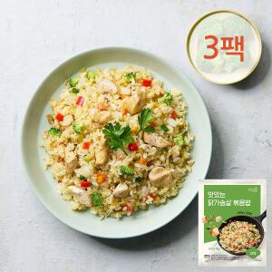 [아임닭] 맛있는 저당 닭가슴살 야채 볶음밥 3팩