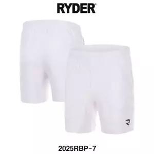라이더 배드민턴 하의 4부 기획 반바지 화이트 2025RBP-7 남성 여성 남녀공용