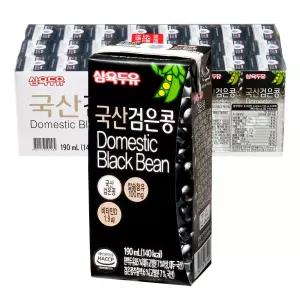 삼육두유 국산 검은콩 두유 190ml 72개