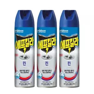 에프킬라 모기약 에어로졸 킨 500ml, 3개