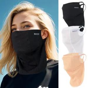 INCON 자외선차단 마스크 안면 전용 얼굴 햇빛가리개 UV차단 기능성 등산 골프 러닝 조깅 산책 여름용 쿨 마스크