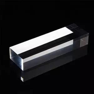 [셀러에이드]아크릴 판 10X3cm 20T 투명 사각 원판