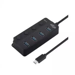 USBHUB NETmate C타입 무전원 USB허브 4포트 USB3.0