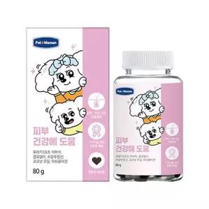 펫또마망 강아지 피부 영양제 피부 건강에 도움 80g, 1개