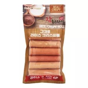 강아지 참좋은 크리스피롤 치킨 6개입 1P 애견 간식 반려견육포간식 (WD4027A)