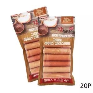 강아지 참좋은 크리스피롤 치킨 6개입 20P 애견 간식 반려견육포간식 (WD4027C)