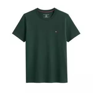 타미힐피거 코어 플래그 남성 반팔티 반팔 티셔츠 그린 09T3139-302