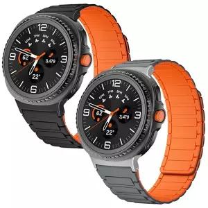 [수나르]갤럭시워치8 8클래식 40mm 44mm 46mm 호환 스트롱 마그네틱 실리콘 스포츠 스트랩 밴드 시계줄