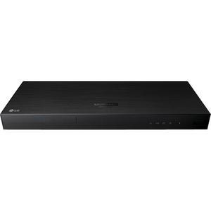 새로운 LG UBK90 UHD 스트리밍 - 4K 2D/3D 지역 무료 블루레이 디스크 DVD 플레이어 PAL/NTSC USB 전 세계 사용을 위한 100-240V 50/60Hz 및 6피트 멀티 시스템 HDMI 케이블