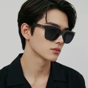 [공식][바넬] 선글라스 VN4007KS 700 스퀘어 뿔테 패션 블랙 아시안핏 자외선차단 여자 남자