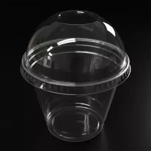 92파이 250ml (9온스) 아이스컵 PET 투명 + 무타공 돔리드 1박스 (1000개) 세트