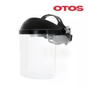 (맨머리형) OTOS 보안면/안전면/눈보호/작업용/페이스쉴드/마스크/투명/얼굴/작업현장/예초기/헬멧/작업