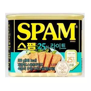 CJ 스팸 라이트 300gX4 나트륨 25% 캔햄 간편 반찬 스팸라이트 스팸25감소 건강한스팸 캔햄추천 스팸300g