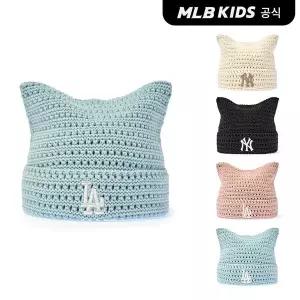 [MLB키즈](공식)26SS 미야옹 크로셰 비니 (4color) 7FBNB0163