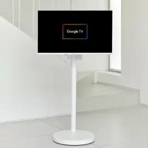 와이드무빙뷰 무선 삼탠바이미 V3-Air 셋트 32인치 FHD QLED 화이트에디션 중소바이미 스마트 이동식 TV (유선가능)
