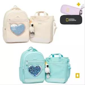 내셔널지오그래픽 키즈 도 세트 책 보조 가방 2PCS K241KBG070 974322