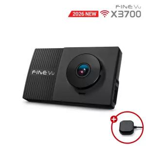 (쿠폰20%) 파인뷰 X3700 QHD 2채널 AI블랙박스 스마트폰 연동 32GB 자가설치 AS 2년+GPS