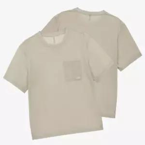 [매장판] 노스페이스 반팔티 프로스트 남성 데일리 티셔츠 베이지 NT7US25C