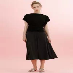 부드리 소프트 A라인 롱 스커트(MCF3-SK645)