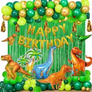 남자 아이 생일파티 공룡 다이노 포토존 이벤트 풍선