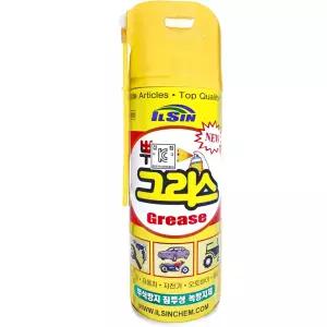 일신 뿌리는 그리스 420ml 구리스 윤활유 녹방지 스프레이