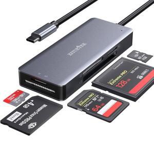 ZIYUETEK USB C SD 카드 리더 5IN1 메모리 알루미늄 썬더볼트 CF용 3 DS-VL