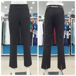 [디즈니골프]여성용 SS 뒤트임 부츠컷팬츠SO2LPA030BK_GN