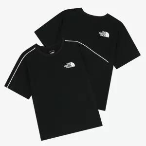 [매장판] 노스페이스 키즈 반팔티 올트레인 여름철 데일리 티셔츠 블랙 NT7US10S