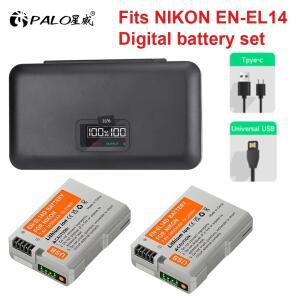 세라구 PALO EN-EL14 USB 배터리 LCD 충전기 케이스  Nikon DF D3100