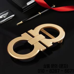 스테인리스 스틸 벨트 버클 헤드 8자 이니셜 이너웨어 하이엔드 허리띠 38CM 남성 패션 액세서리
