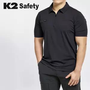 K2 Safety TS-6201 사방스판 집업 작업복 여름철 단체티셔츠 남녀공용 여성전용 슬림핏