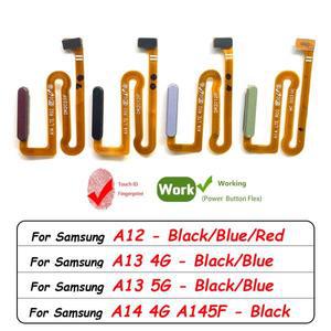 리뉴얼 삼성 A12 A13 A14 5G 4G 홈 버튼 지문 터치 ID 센서 플렉스 케이블 리본 교체 부품
