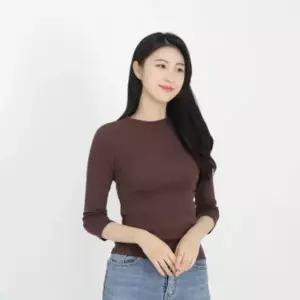 여성 7부 티셔츠
