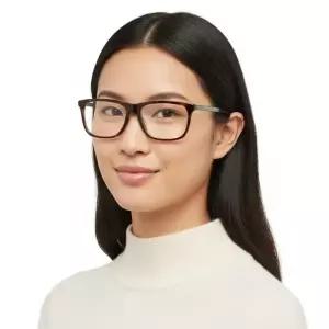 구찌 구찌 안경테 GG0696OA 002 스퀘어 뿔테 아시안핏 안경