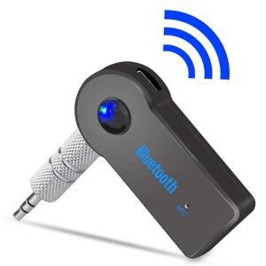 호환 2in 1 무선 블루투스 5.0 수신기 어댑터 자동차 음악 오디오용 3.5mm 잭 Aux A2DP 헤드폰 변환기 핸즈