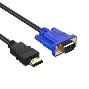 1.5m 1080P HDMI 호환 VGA 어댑터 커넥터 라인 변환기 케이블 데스크탑 노트북 PC TV 모니터 프로젝터용