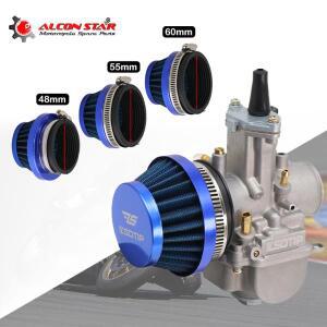 Alconstar-48/55/60mm 에어 클리너 필터 47cc 2 스트로크 엔진 기화기 카브 미니 모토 키즈 쿼드 ATV 먼지