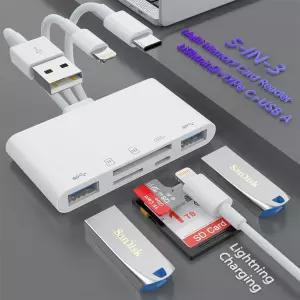 Rocketek XQD 카드 판독기 USB 3.0 메모리 Sony GM 시리즈 USB 마크 윈도우 Mac OS용 Lexar 2933x1400x 카