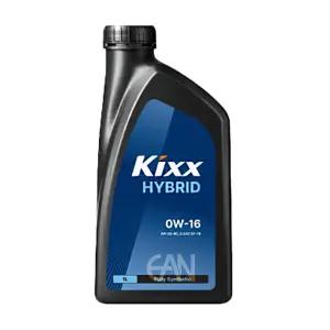 킥스 하이브리드 KIXX HIBRID 0W16 1L 1개 HEV 저점도 100% 합성 엔진오일