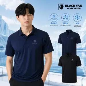 블랙야크 여름 냉감 S-폴로반팔티셔츠 흡한속건 쿨링 티셔츠