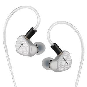 공기전도이어폰 KEFINE KLEAN SV 드라이버 이어폰 인이어 포함된 블랙 IEMS 케이블이 10MM DLC SPC HIFI 노즐과